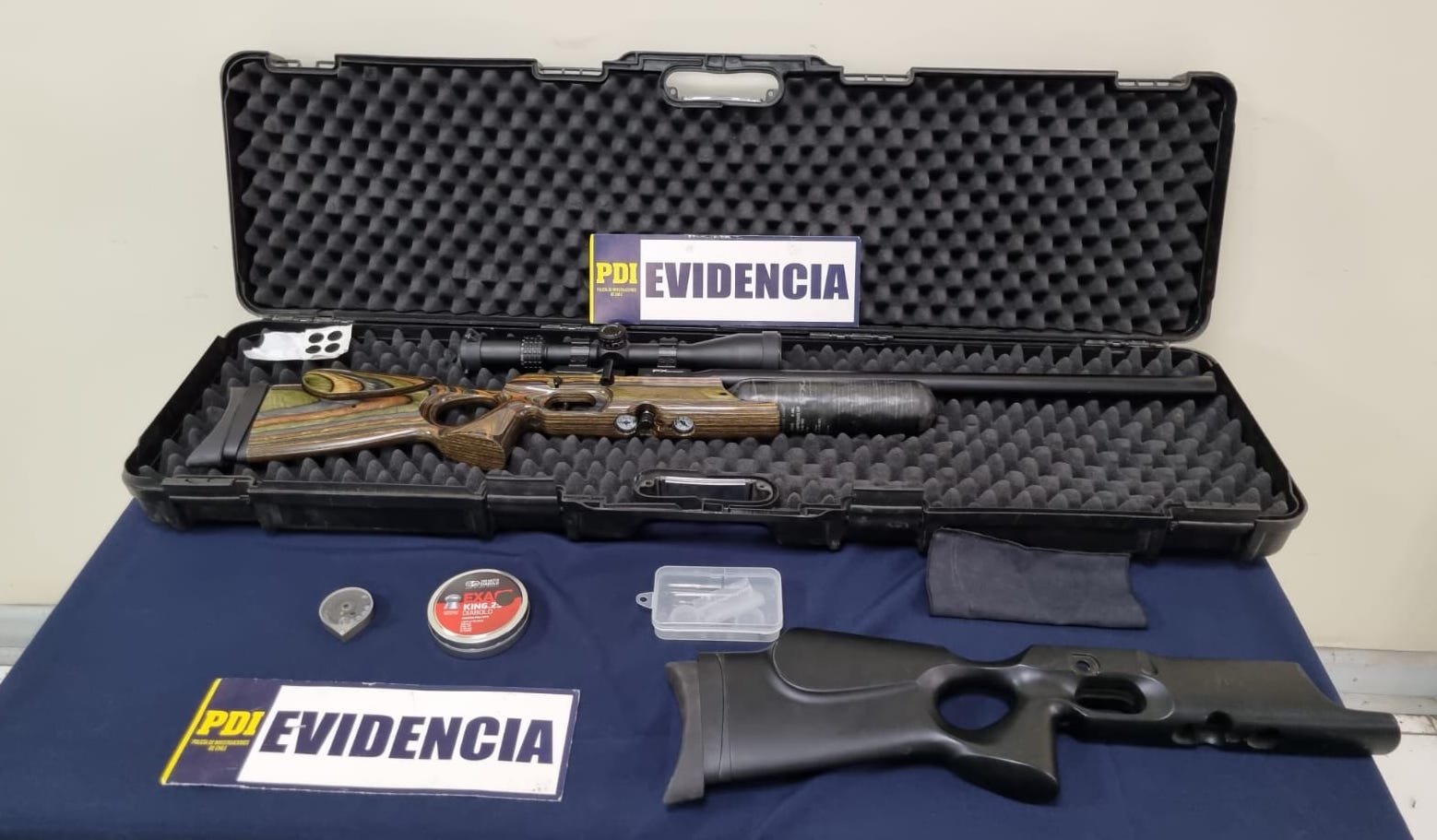 PDI recuperó rifle robado en San Fernando