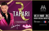 Rodrigo Tapari ex Ráfaga debuta en Gran Arena Monticello
