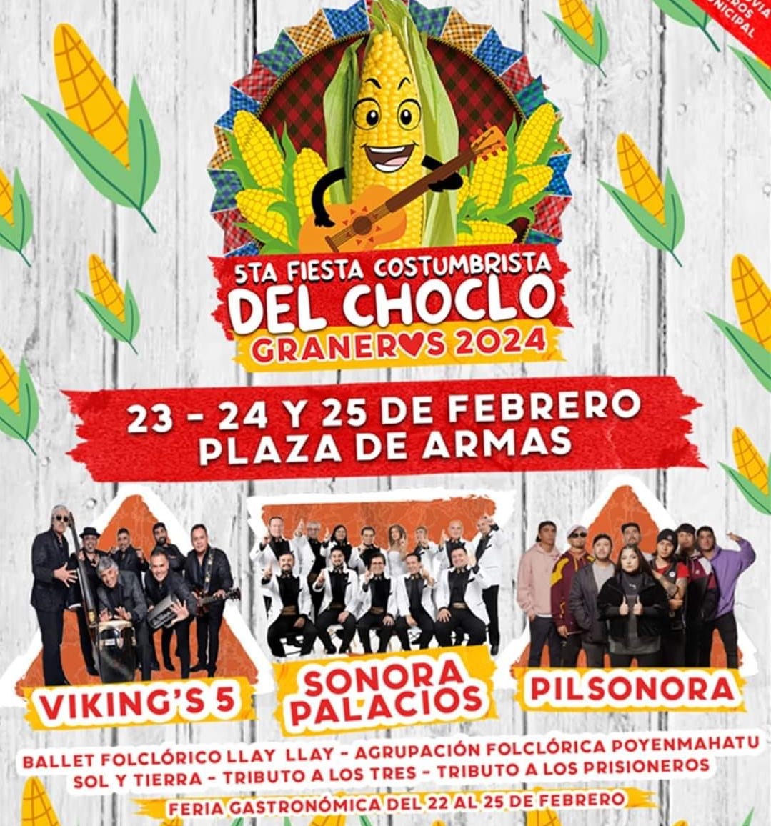 Alcalde Claudio Segovia invita a quinta versión de Fiesta Costumbrista del Choclo de Graneros