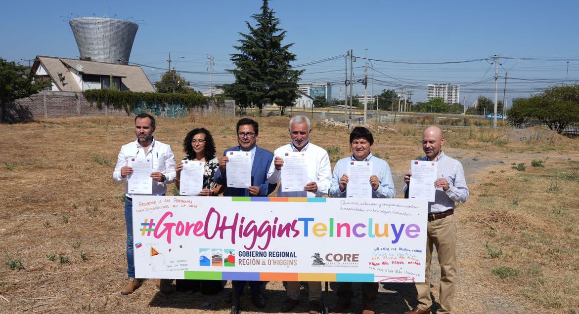 Entregan terreno a empresa que construirá el anhelado Centro Teletón de la Región de O'Higgins