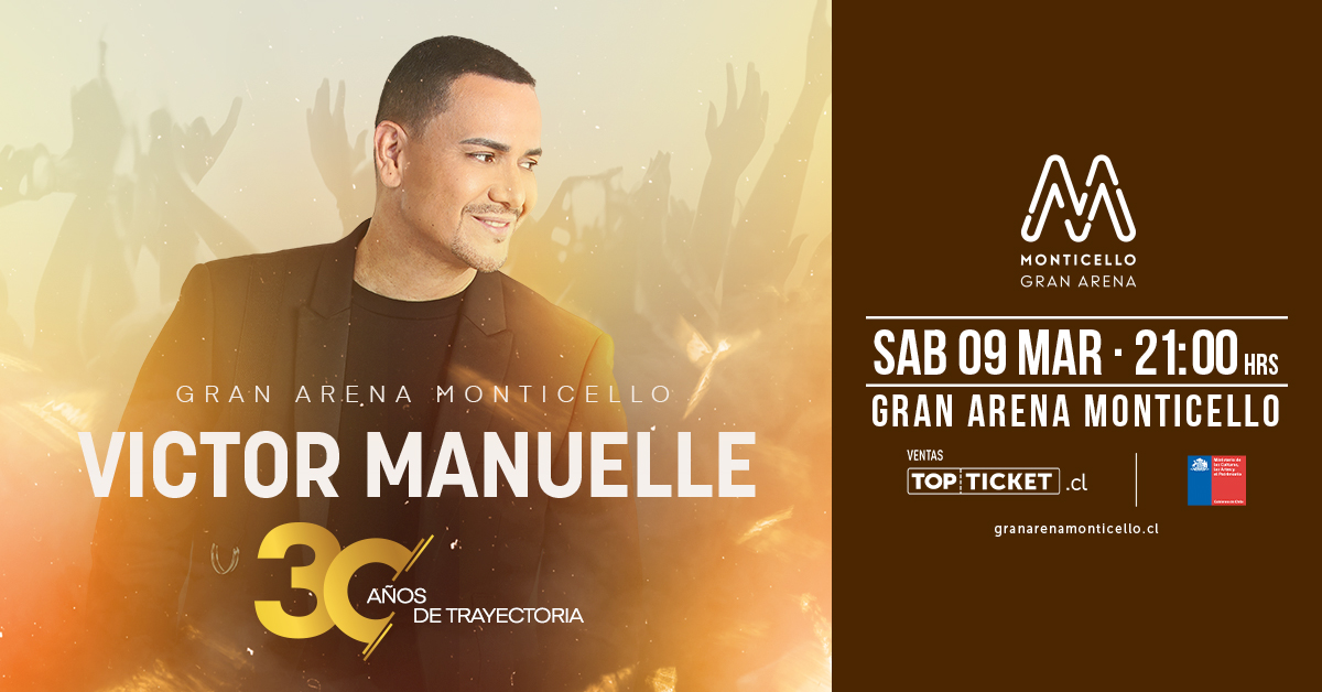 Victor Manuelle llega a Gran Arena Monticello para celebrar 30 años de carrera musical