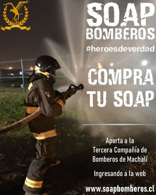 Compra el SOAP y ayuda a Bomberos de Machalí