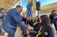Alcalde Segovia da el vamos al año escolar 2024 en Graneros