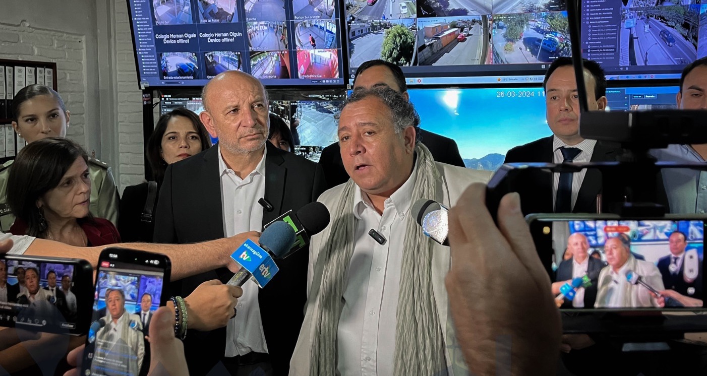 Única en la Región: Alcalde de Graneros inaugura central de monitoreo de cámaras y pórticos de seguridad
