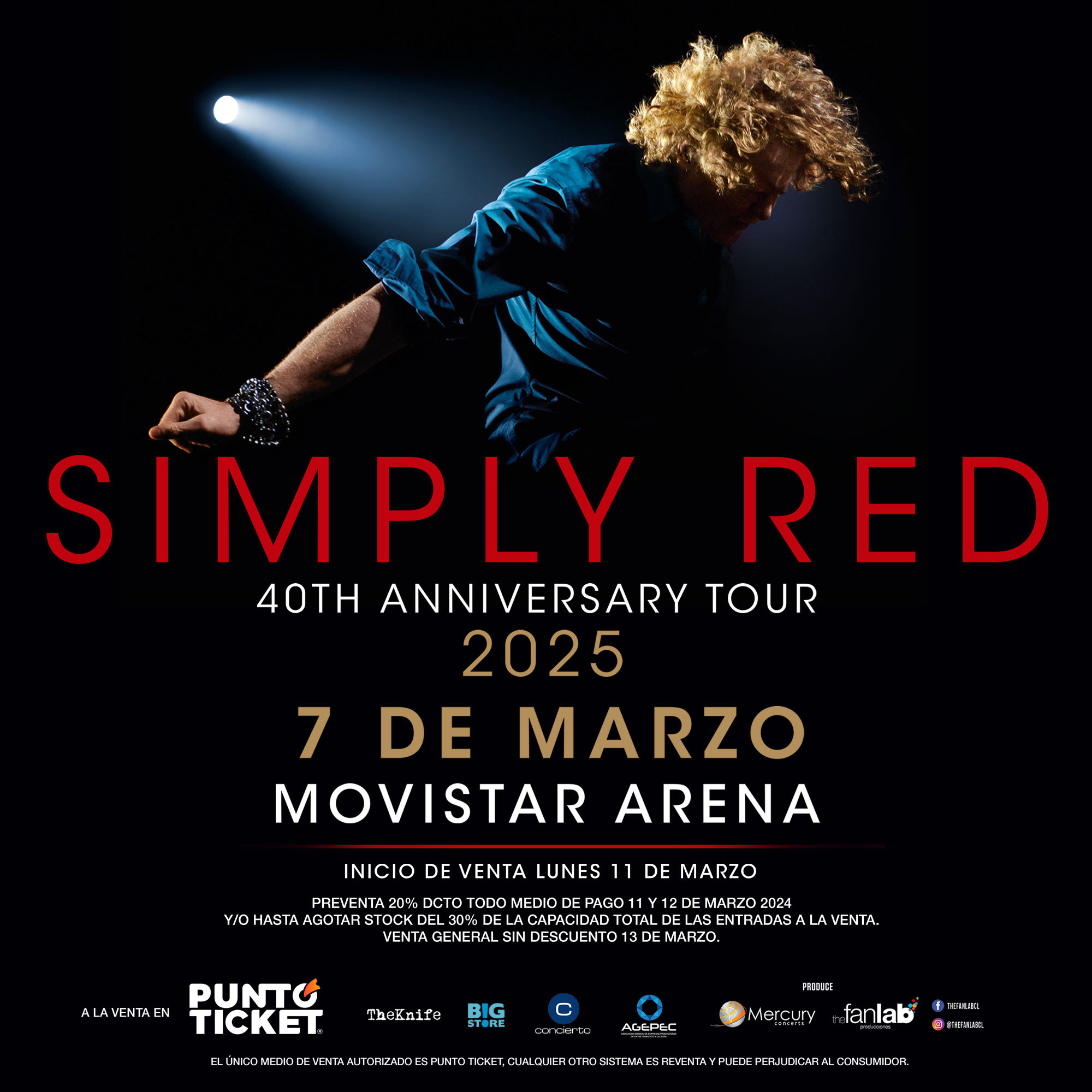 Hoy comienza la venta de entradas para Simply Red en Chile: Revisa los valores y dónde comprar