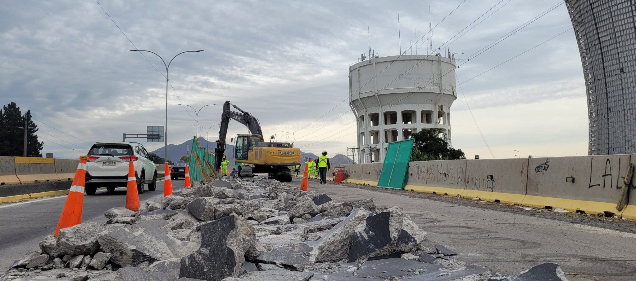 Vialidad MOP O’Higgins ejecuta obras de mejoras y seguridad vial en ruta Travesía de Rancagua