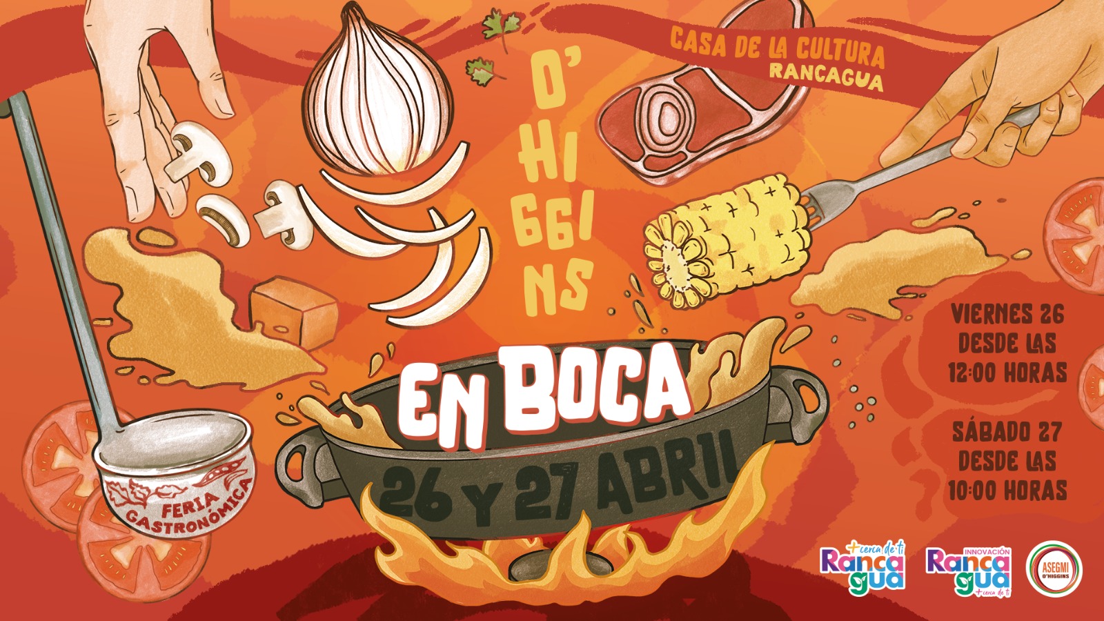 Municipalidad de Rancagua te invita a disfrutar de la Feria Gastronómica 