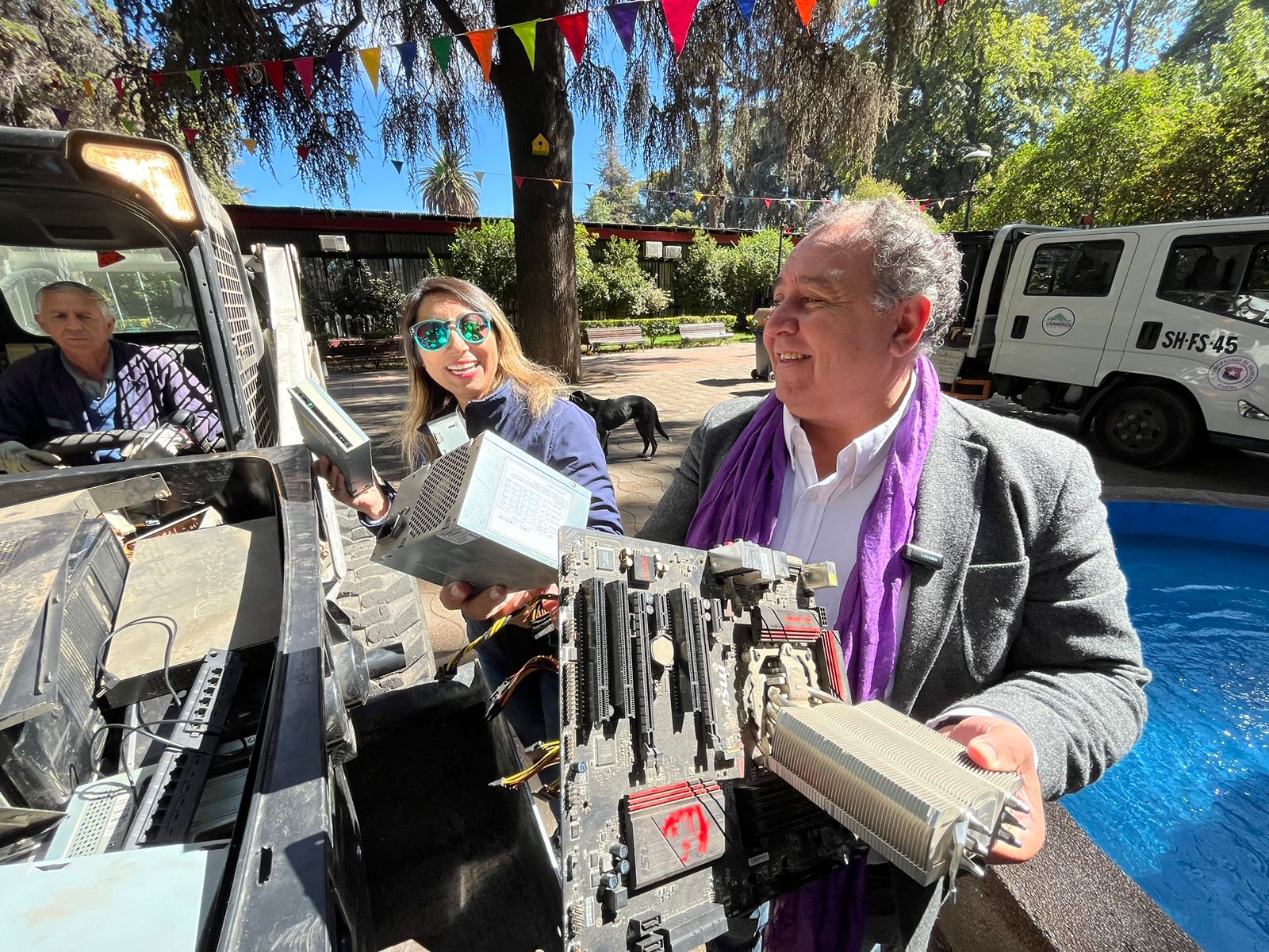 Exitosa campaña de residuos tecnológicos en desuso de Municipalidad de Graneros