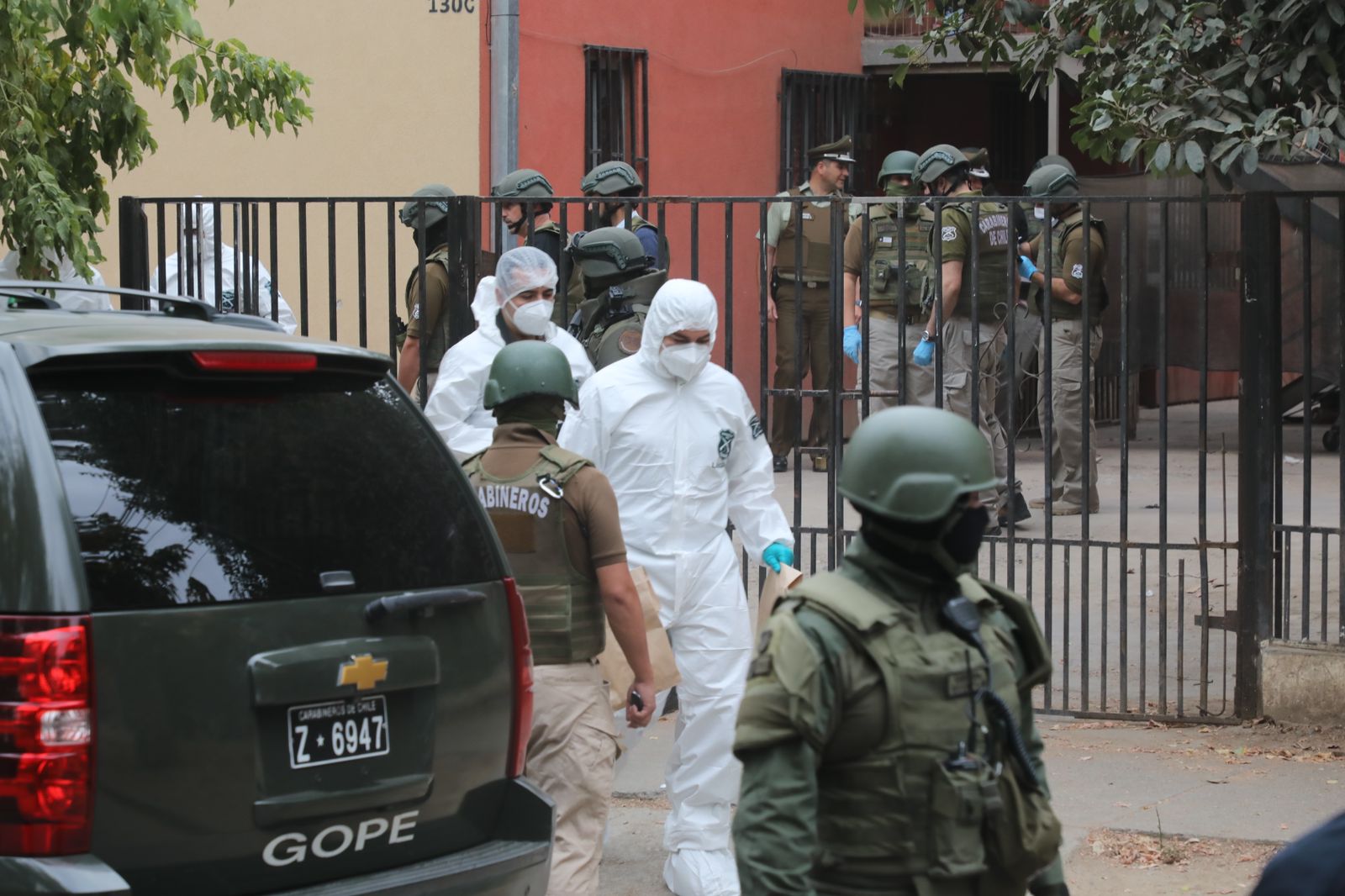 Amplio operativo policial en villa Las Américas de Graneros por muerte de teniente Emanuel Sánchez