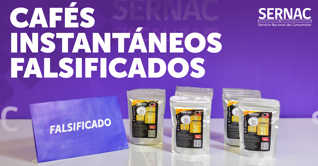 SERNAC alerta sobre falsificaciones de Nescafé