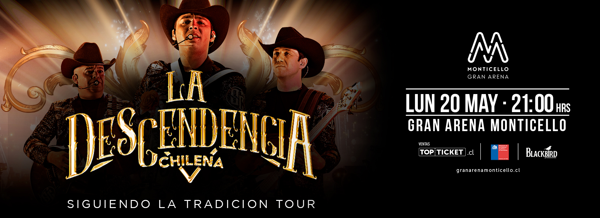 La Descendencia chilena debuta en Gran Arena Monticello con la mejor música ranchera