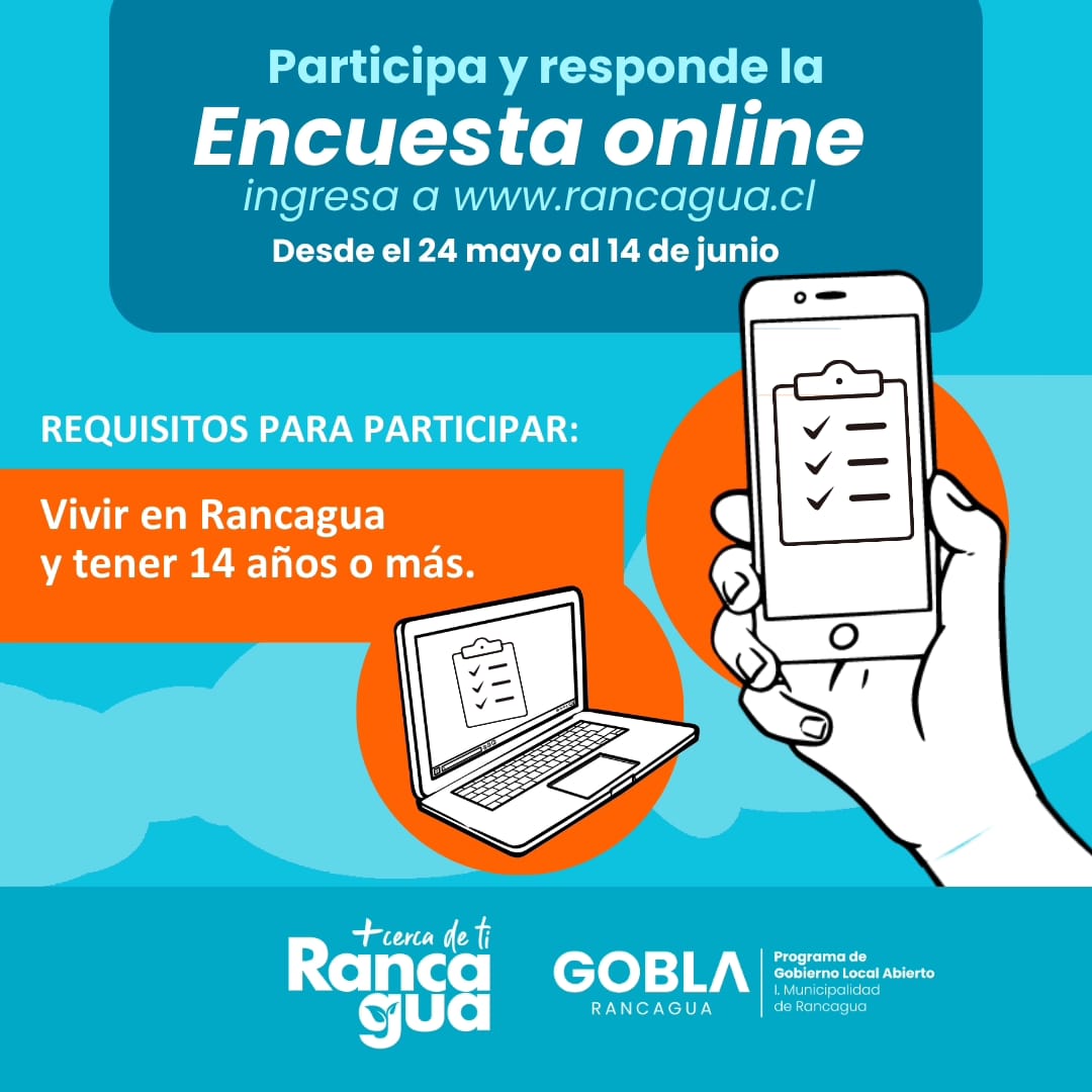 Municipalidad de Rancagua invita a participar de encuesta on line del Plan de Acción Contra el Cambio Climático