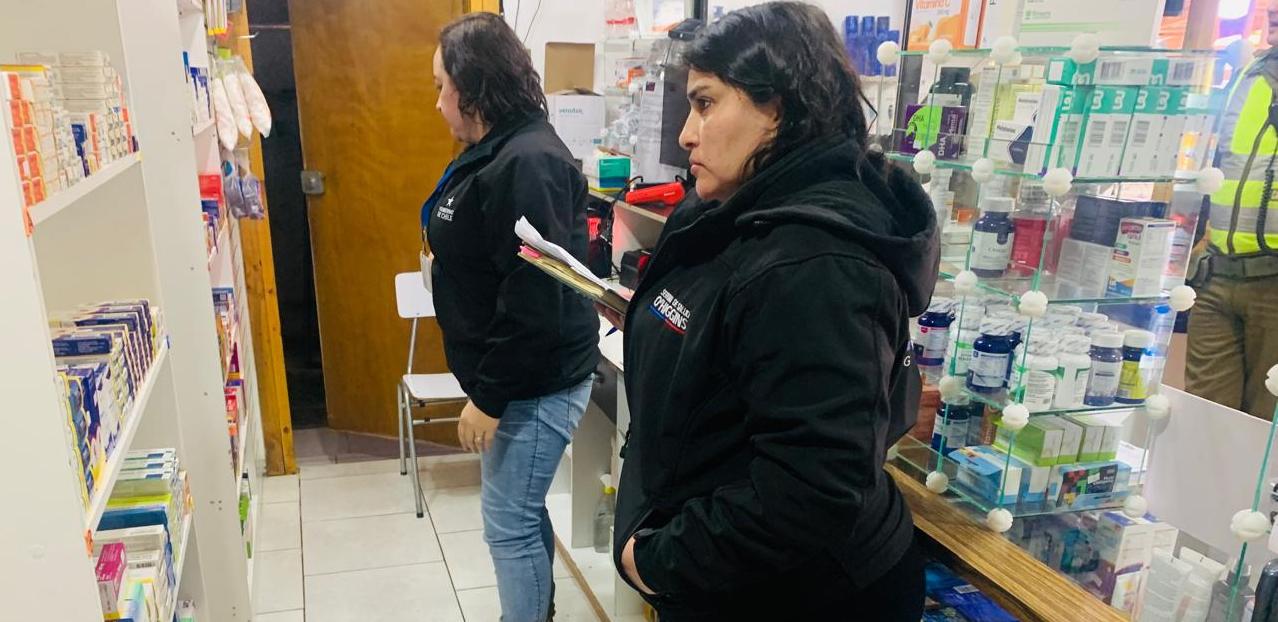 Seremi de Salud O'Higgins clausura almacén farmacéutico en San Fernando