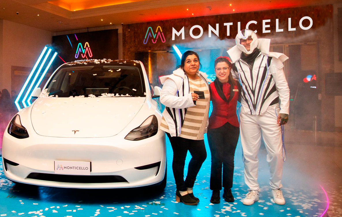 El espectacular Tesla sorteado por Casino Monticello se quedó en la Región de O’Higgins