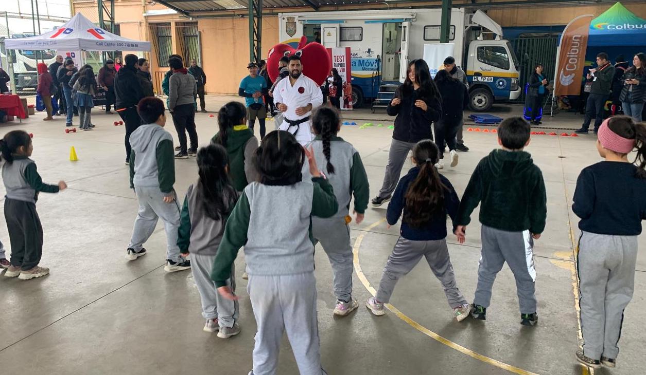 En Mostazal se realizó el cierre del mes del corazón