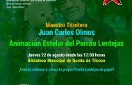 Este jueves en Quinta de Tilcoco: Homenaje al maestro titiritero Juan Carlos Olmos