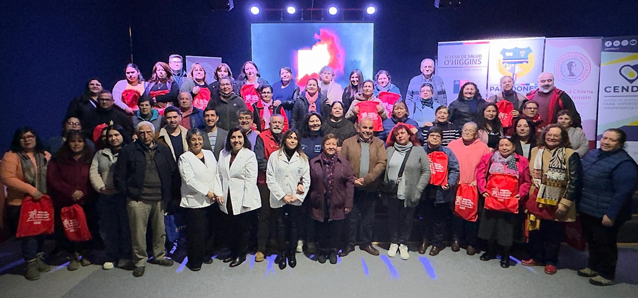 En Paredones se formaron monitores comunitarios de salud cardiovascular