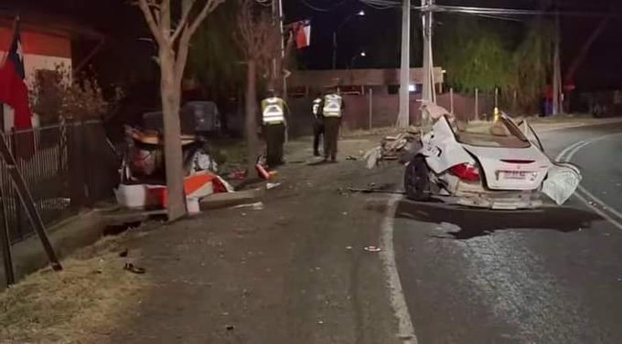 Quinta de Tilcoco: Grave accidente deja 3 fallecidos y 4 lesionados