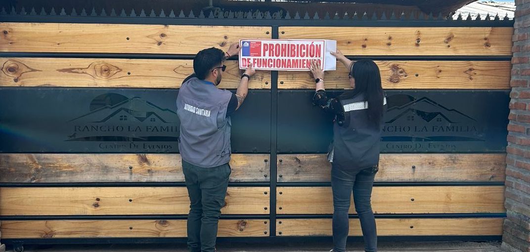 En Doñihue Seremi de Salud prohíbe funcionamiento a centro recreacional por incumplimiento de normativas sanitarias