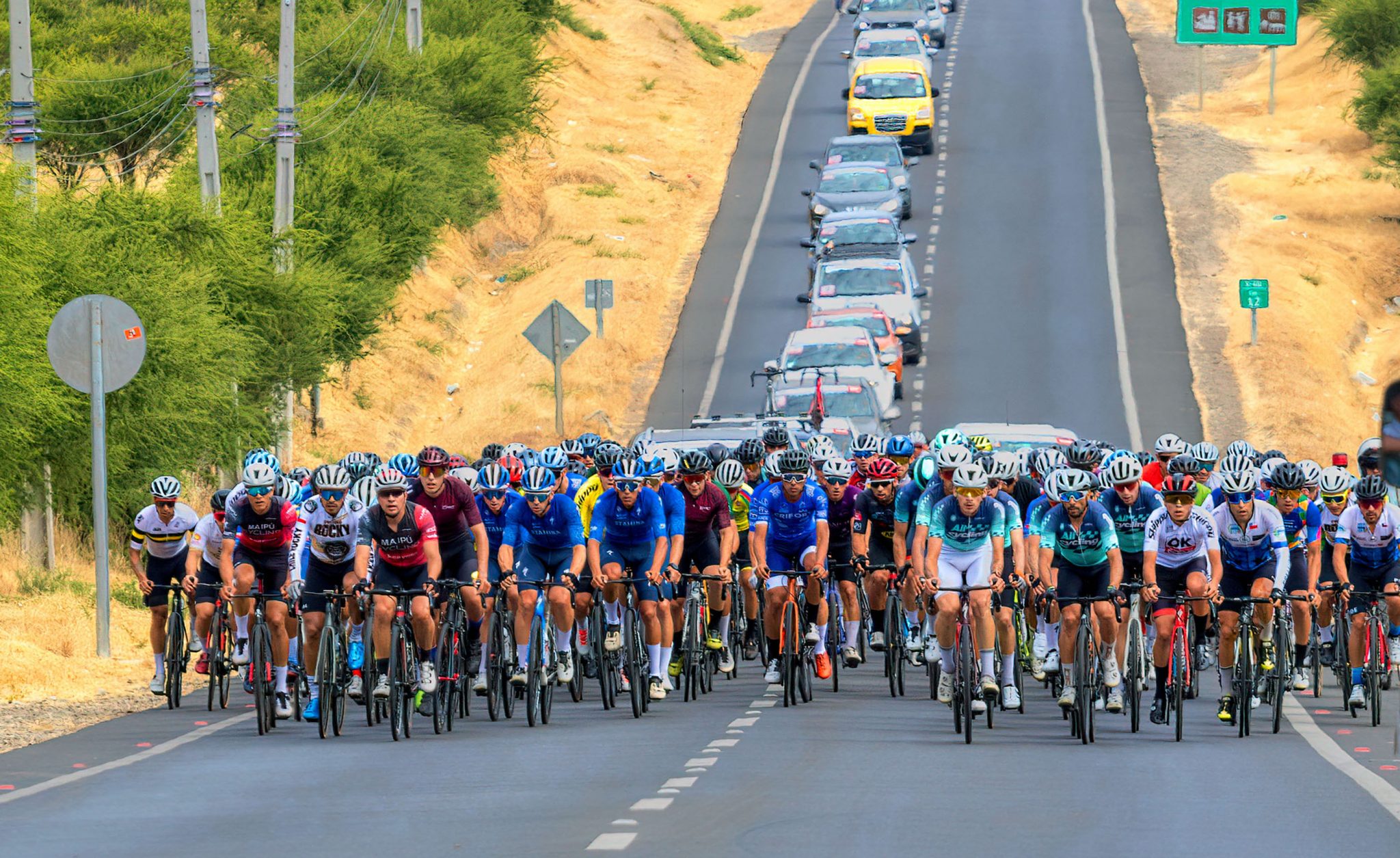 Cristián Arriagada se hizo del podio en la etapa Media Montaña de la Vuelta Ciclista Maule Centro 2025