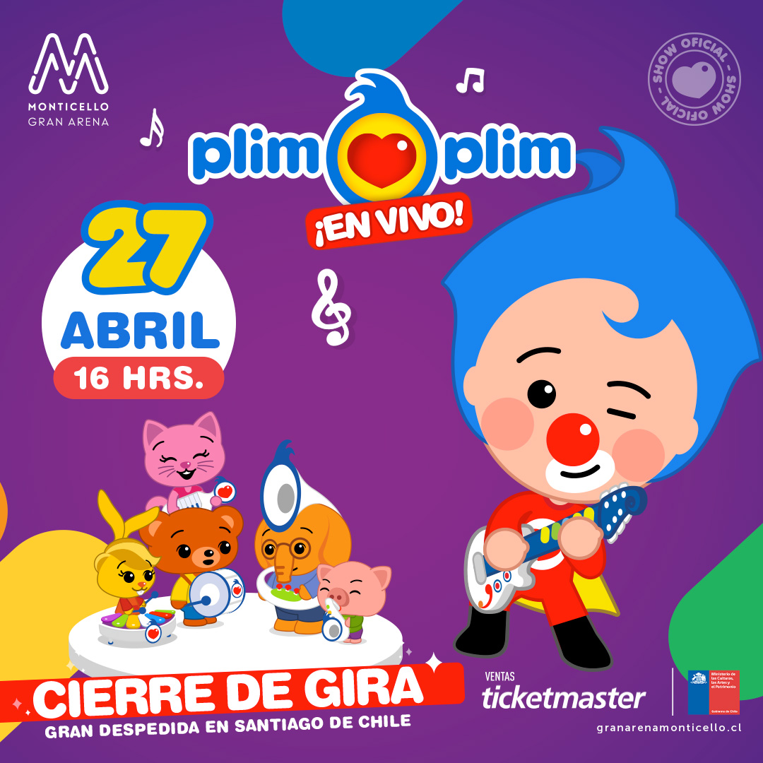Plim Plim en Vivo cierra su gira en Gran Arena Monticello