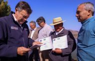 Ministerio de Agricultura entrega bonificaciones de la Ley de Riego por $1.300 millones para agricultores de la región de O'Higgins