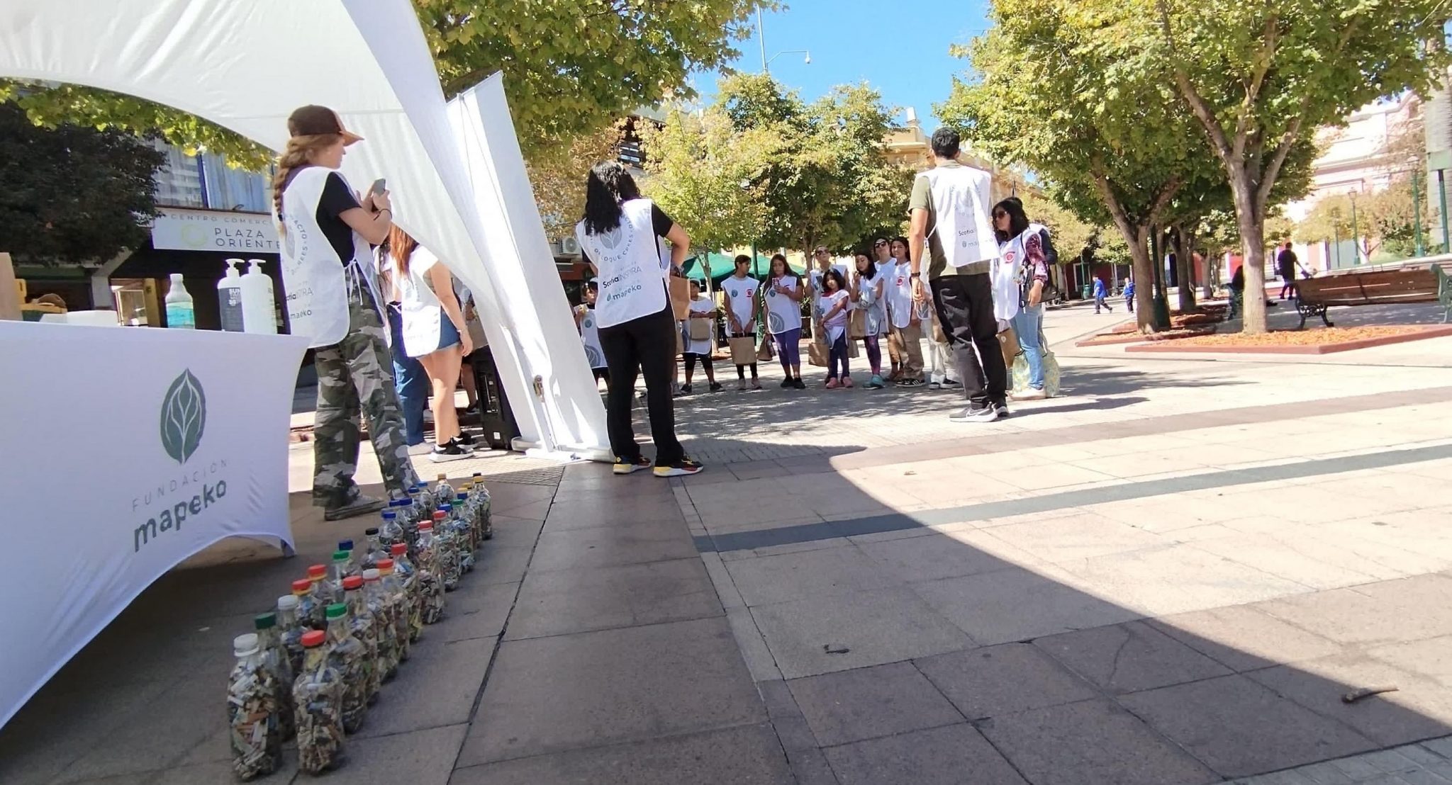 Rancagua recibió a la brigada de recolección de colillas más grande de Chile