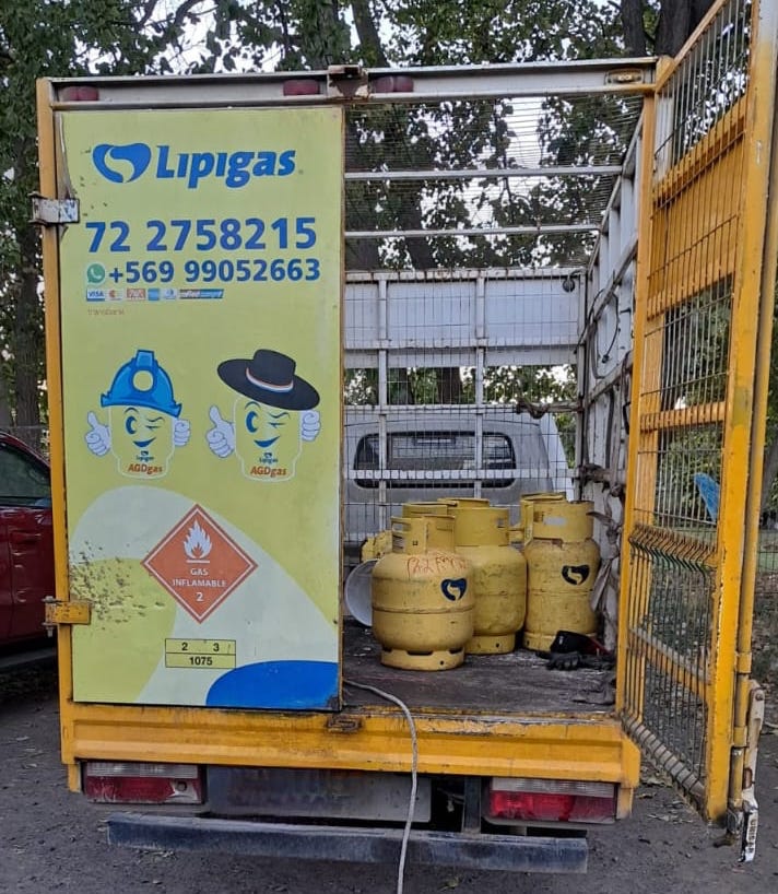 Repartidor de gas fue asaltado mientras hacía una entrega en Rancagua