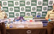 Carabineros decomisa 48.300 cajetillas de cigarrillos de contrabando