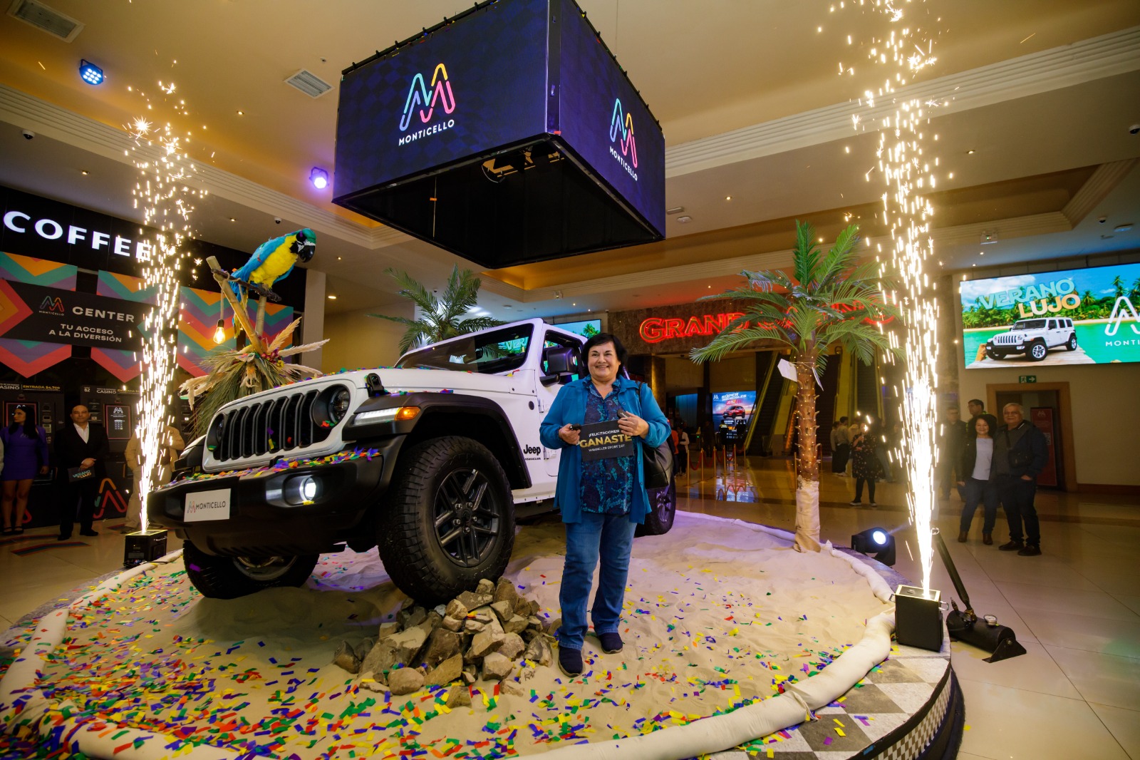 Ganadora del Jeep Wrangler cero kilómetros en Casino Monticello: 