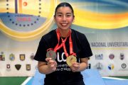 Deportista UOH Belén Gatica obtuvo medalla de bronce en Sudamericano en Brasil