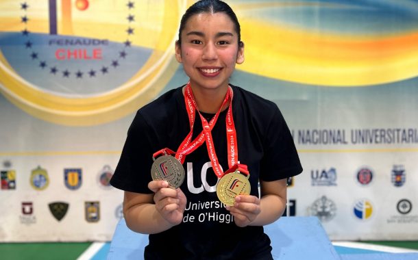 Deportista UOH Belén Gatica obtuvo medalla de bronce en Sudamericano en Brasil