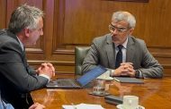 Tras reunión con alcalde Agliati, ministro de Seguridad Pública compromete visita a Rancagua