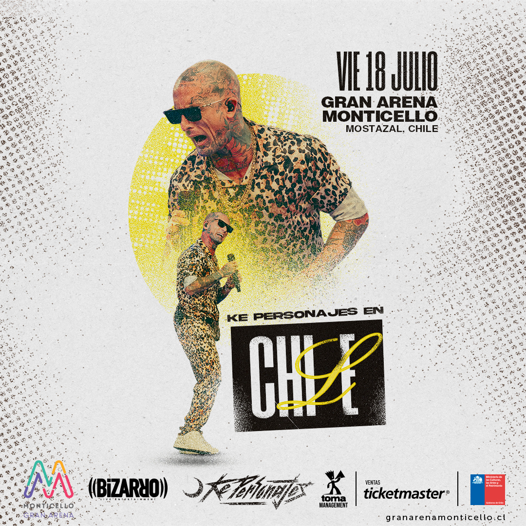 Ke Personajes llega a Chile con único show en Santiago