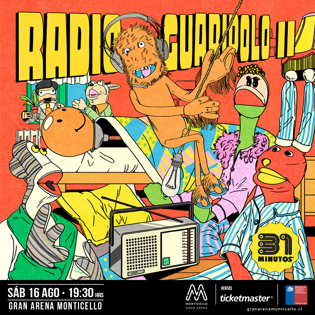 31 Minutos llega a Gran Arena Monticello con el estreno de “Radio Guaripolo II”
