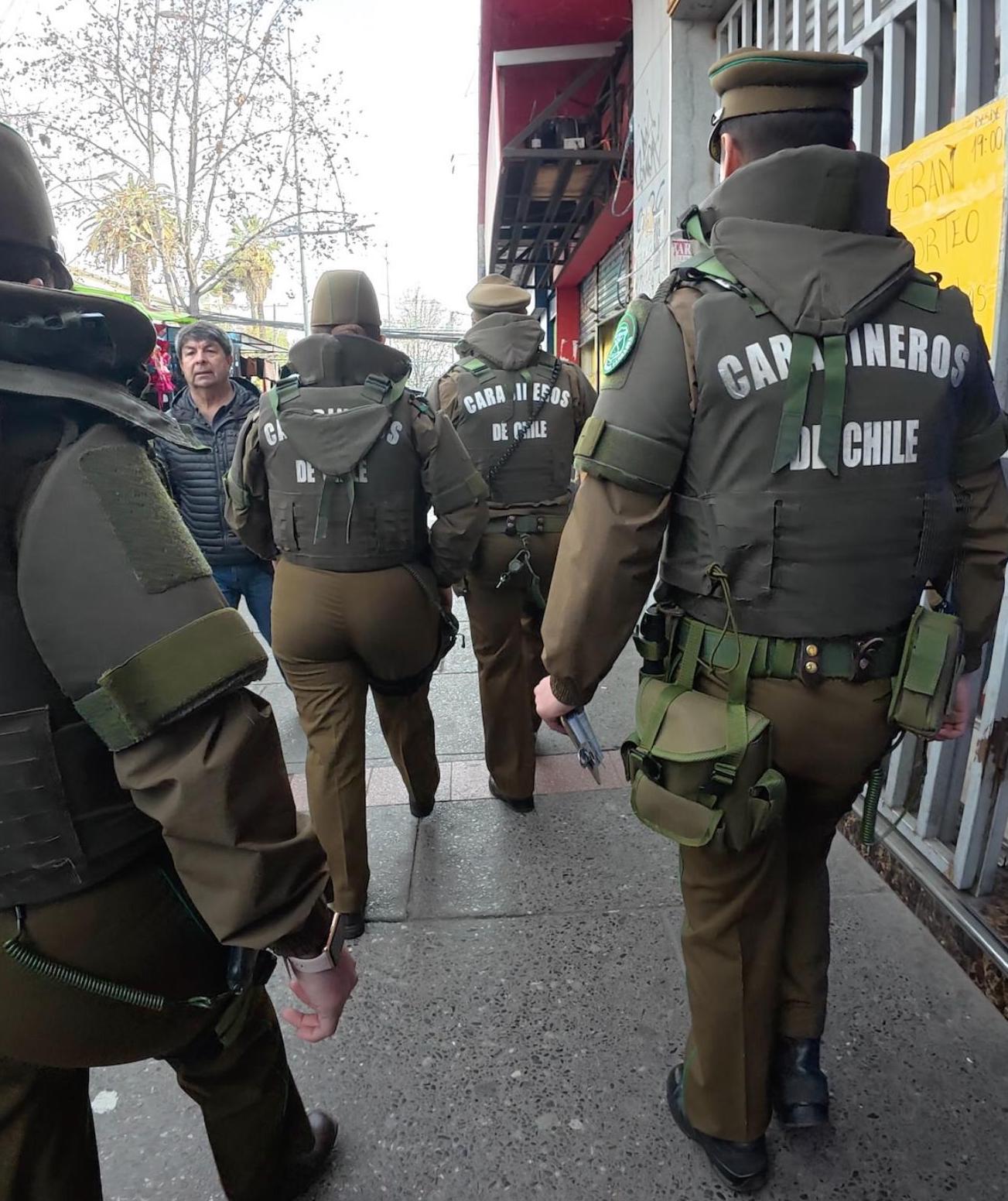 Municipio de Rancagua realiza primer megaoperativo de seguridad en el centro junto a Carabineros y la PDI