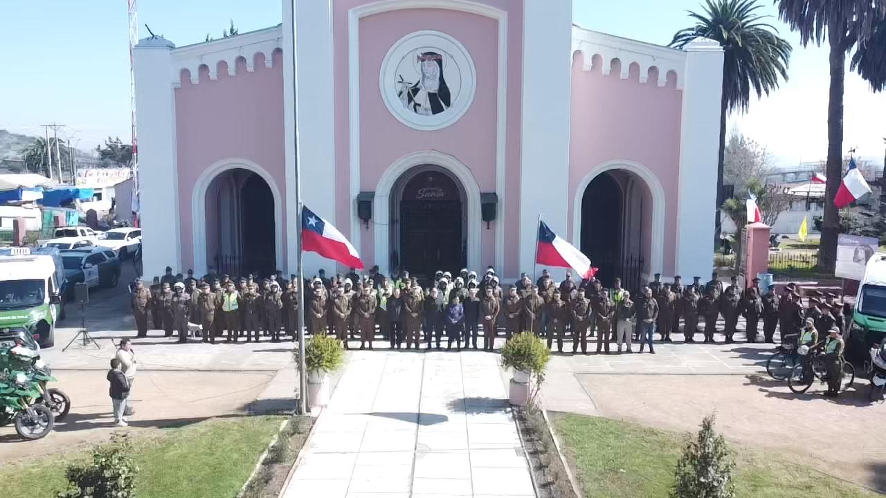 Amplio despliegue de seguridad en Festividad Santa Rosa de Pelequén