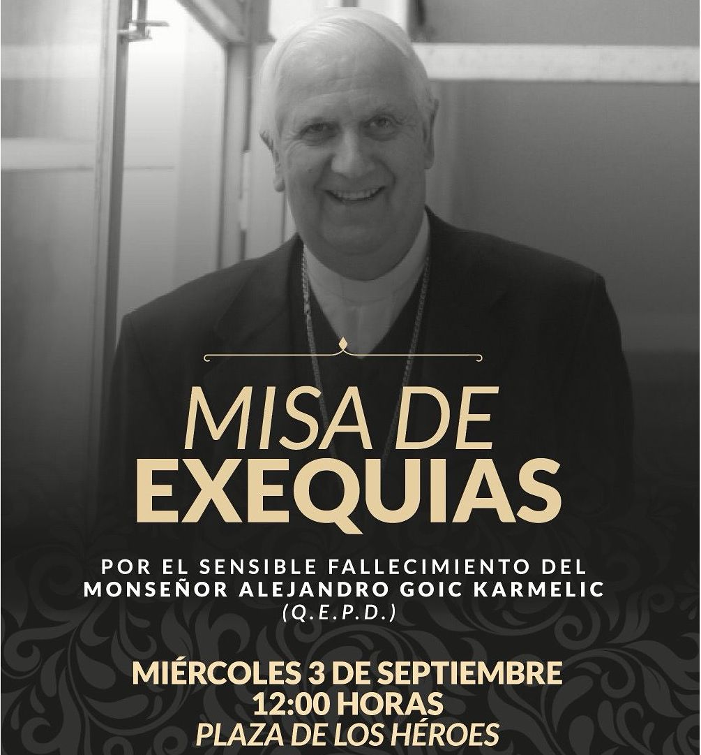 Rancagua despide a Monseñor Alejandro Goic con Misa de Exequias en la Plaza de Los Héroes