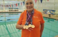 Nadadora de 91 años conquista cinco oros en Perú y se prepara para el Sudamericano Máster de Chile