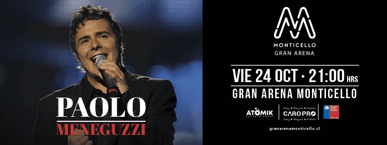Paolo Meneguzzi regresa a Gran Arena Monticello con su gira “Por Amor”
