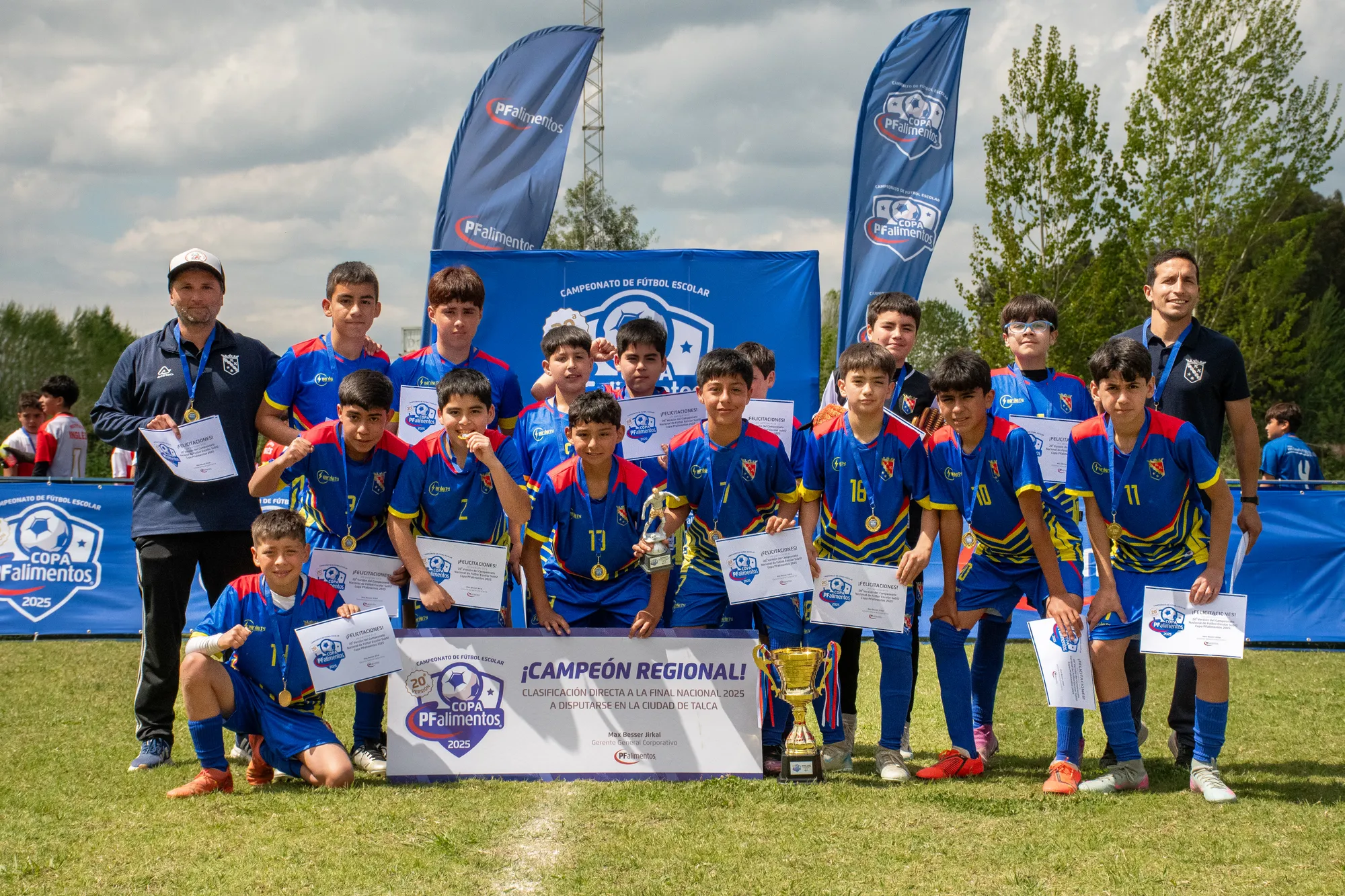 Liceo San José de Requínoa se corona campeón regional de la Copa PFalimentos en Rancagua