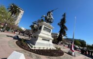 Rancagua: Municipio inauguró obras de restauración del monumento de Bernardo O’Higgins