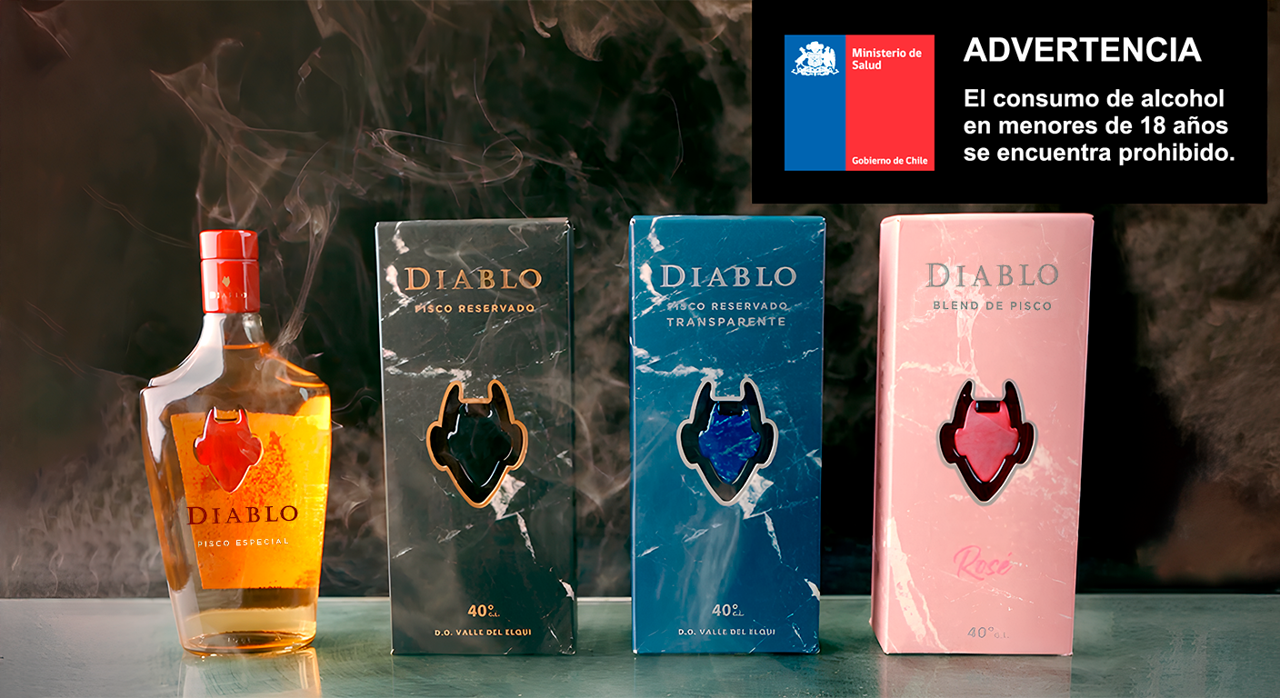 Pisco Diablo renueva su imagen con relanzamiento de su portafolio