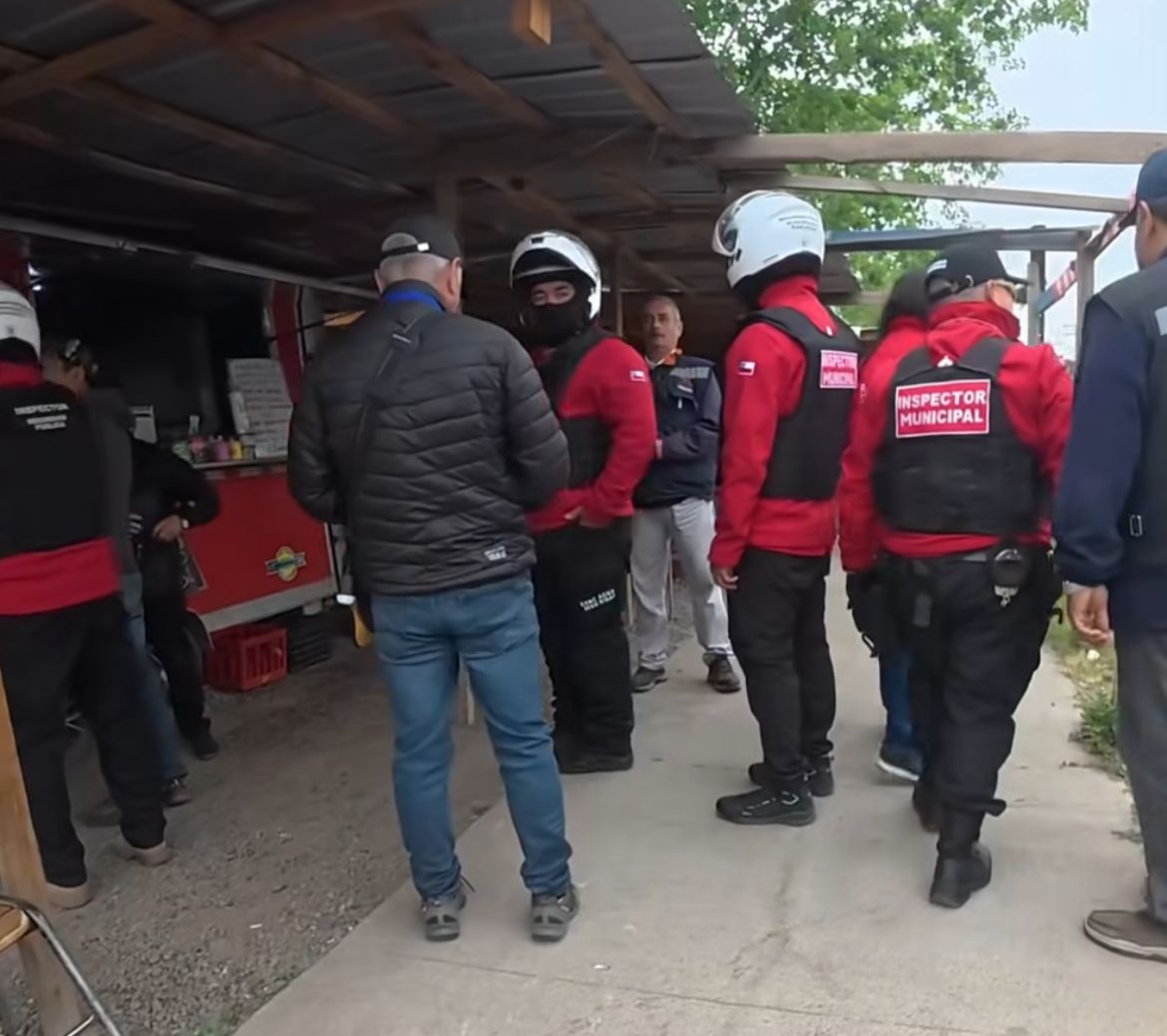 Operativo de fiscalización en acceso del Hospital Regional de Rancagua