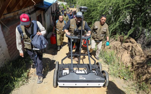 Carabineros sumó moderno Georadar para los trabajos de búsqueda en San Vicente