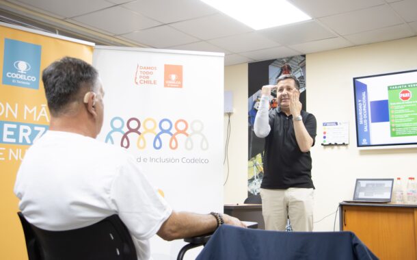 División El Teniente realizó el primer Curso de Inducción en Seguridad y Salud Ocupacional en lengua de señas