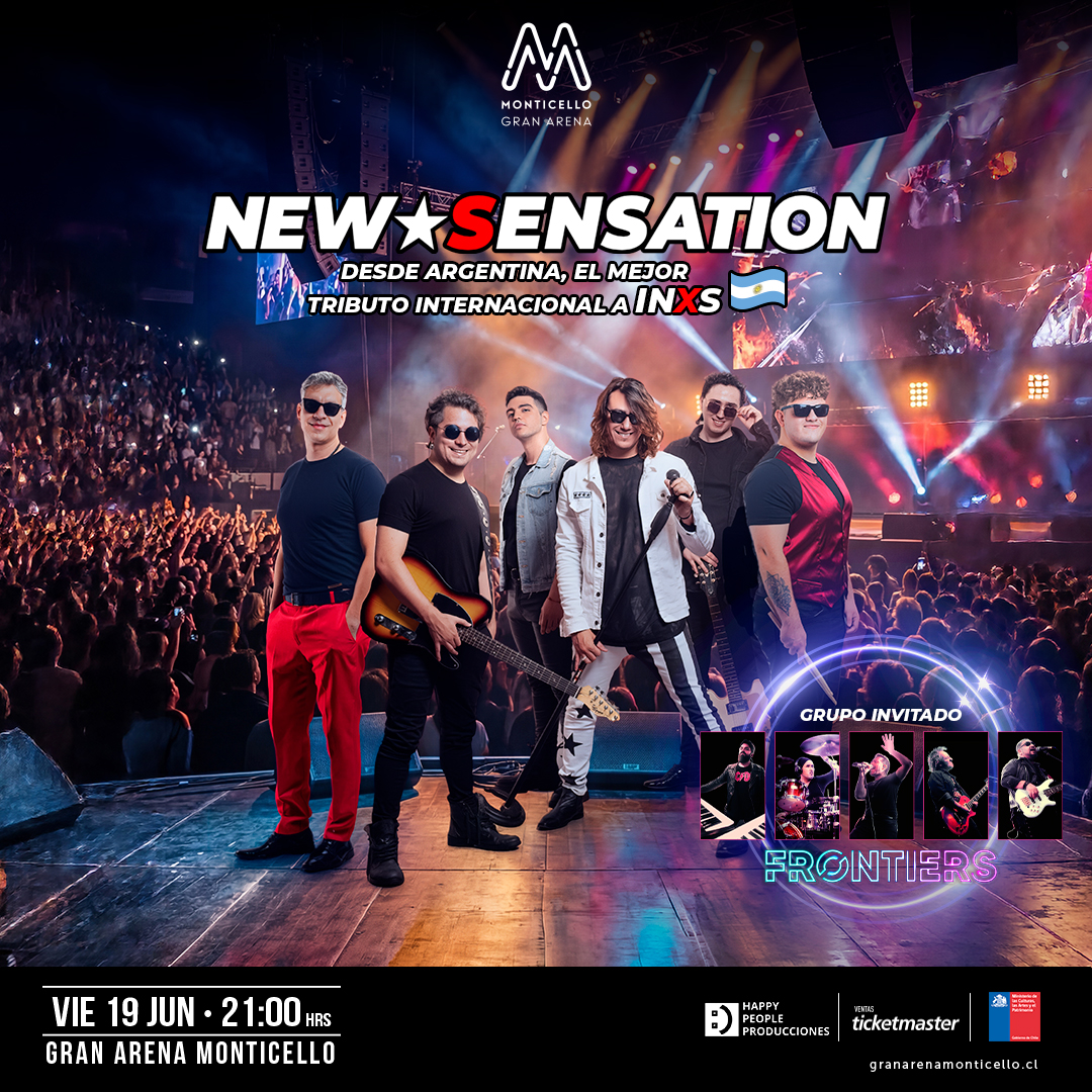 New Sensation, el tributo internacional a INXS debuta en Gran Arena Monticello más The Frontiers
