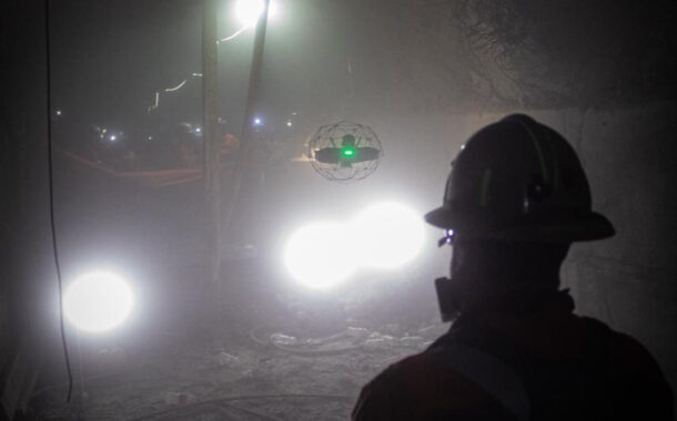 El Teniente incorpora dron para inspección de sectores de difícil acceso en la mina subterránea