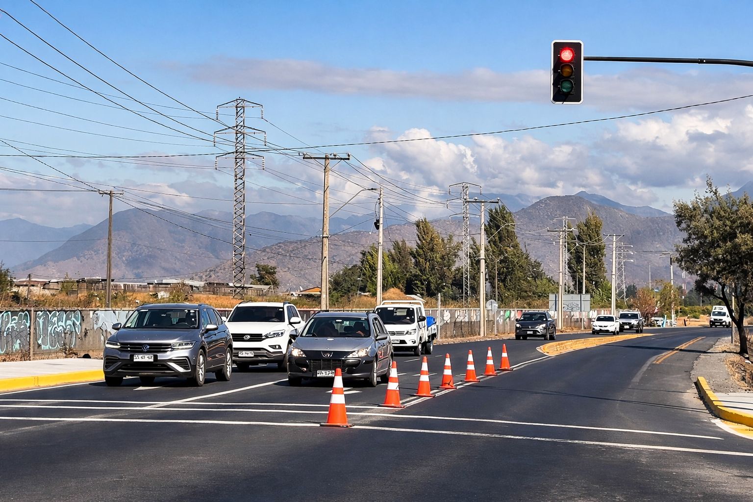 Un paso firme en seguridad vial: Municipalidad de Rancagua pone en marcha cruce semaforizado en Ruta H-30 con Avenida Lourdes