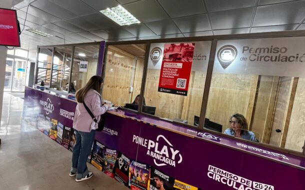 Municipio de Rancagua llama a pagar el permiso de circulación y “ponerle play” a la ciudad
